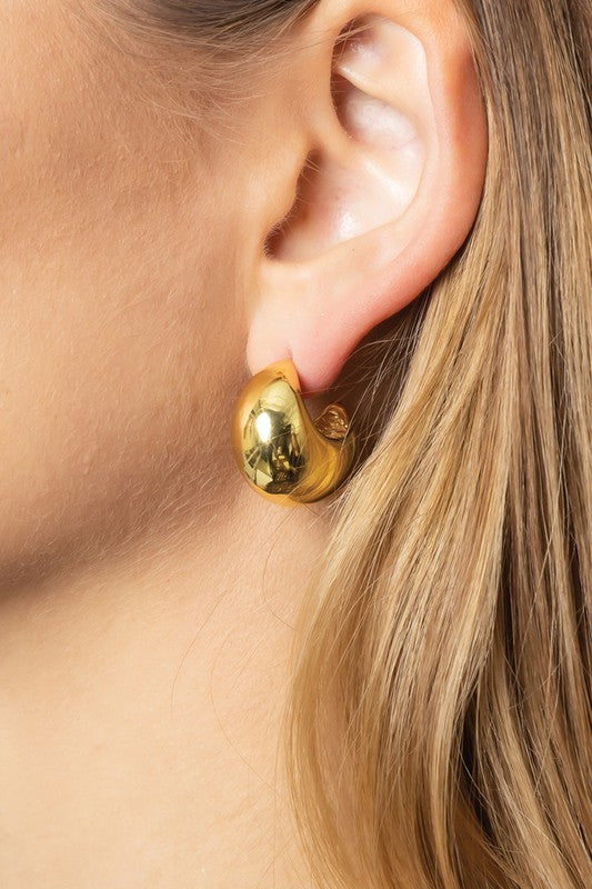 14K Gold-Dipped Post Earring