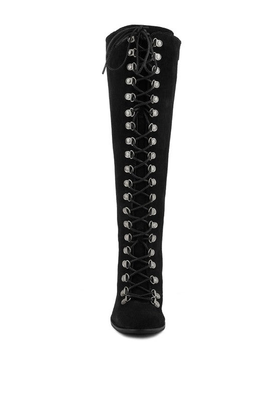 SLEET-SLAY Antique Heeled Calf Boot