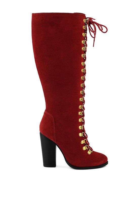 SLEET-SLAY Antique Heeled Calf Boot