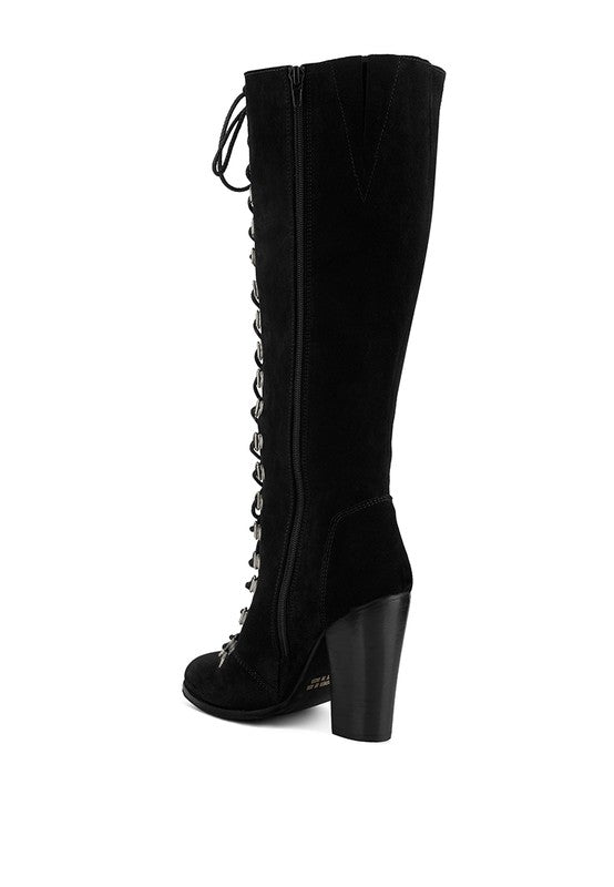 SLEET-SLAY Antique Heeled Calf Boot