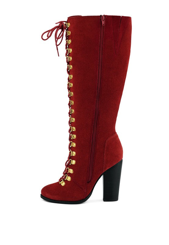 SLEET-SLAY Antique Heeled Calf Boot